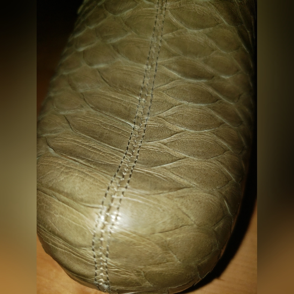 Rick Owens Olive Green Genuine Python Snakeskin W… - image 8